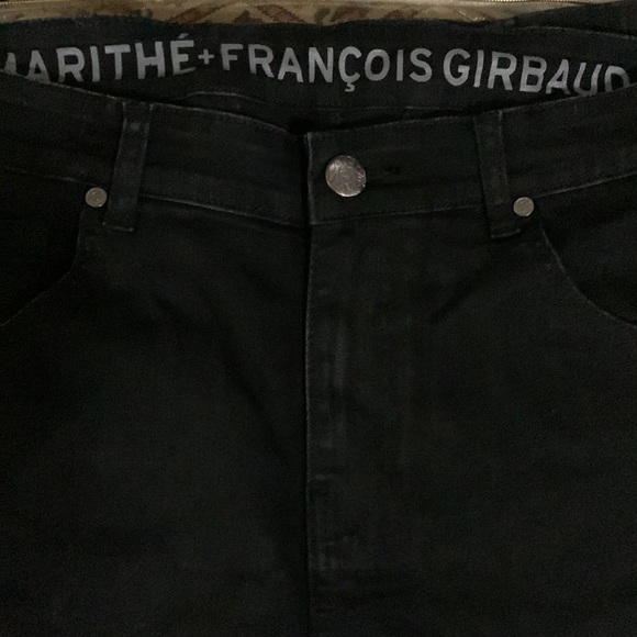 Marithe Francois Girbaud Slim Fit Denim Jeans (Black) - Picture 7 of 16